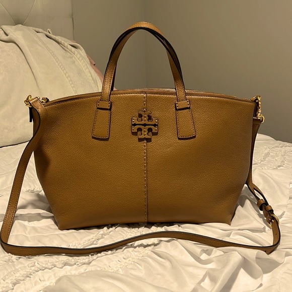 Tory Burch Handbags - Tory Burch McGraw Top-Zip Satchel